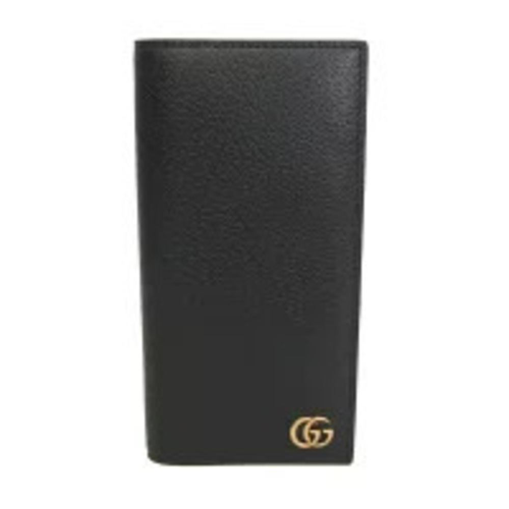 Gucci Double GG Leather Bifold Wallet Black